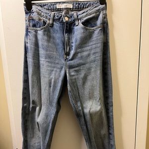 Topshop mom jeans.